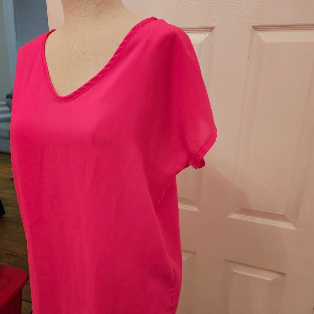 Hot pink Blouse Size Small